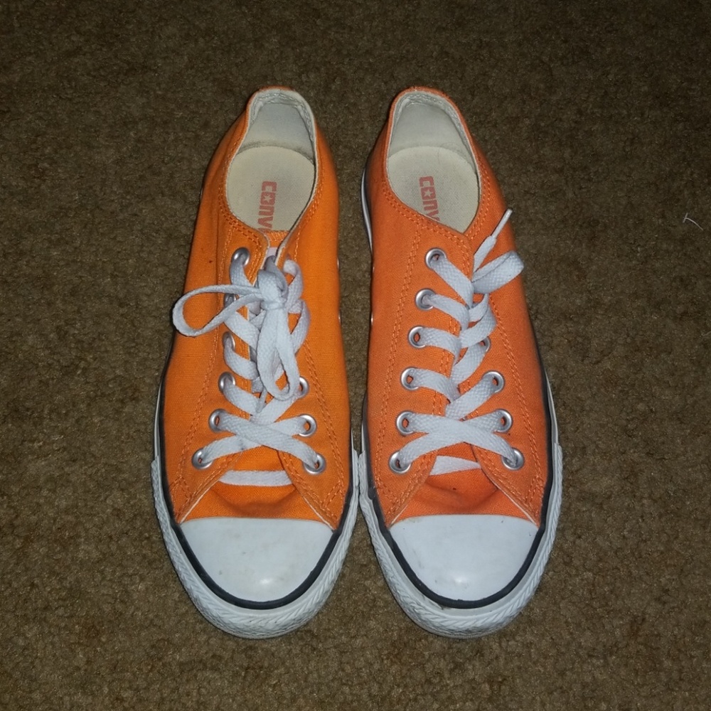 Orange Converse